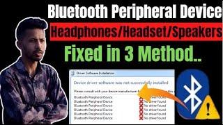 How to Connect Bluetooth Peripheral Device Headphones/Headset/Speakers to windows 7 working 100%