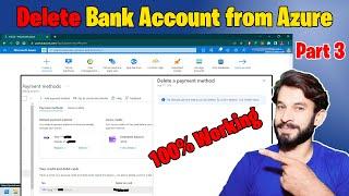 how to delete/change bank account in azure | remove payment method azure portal