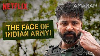 Sivakarthikeyan as Major Mukund: The Face of the Indian Army in #Amaran !  | Netflix India