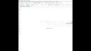 Как сделать  Трафарет из букв в Кореле