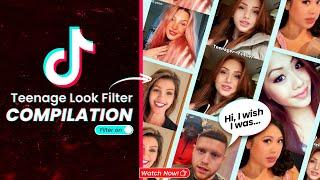 Emotional Reactions to the 2023 Viral Trend TikTok Teenage Look Filter Effect | Compilation Mashup 2