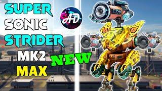 New Super Sonic STRIDER With SCATTER & DEVASTATOR  | War Robots 6.6.0 Mk2 Gameplay WR