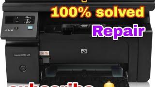 Hp Laserjet Mfp 1136 printer E8 error and E3 error problem and solutions #hp1136 #youtube #1136