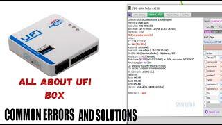 SOLUTION FOR COMMON ERRORS IN UFI BOX [[ TIPS and TRICKS ]]