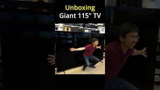 Unboxing a 115" TV (5000 Nits!) 