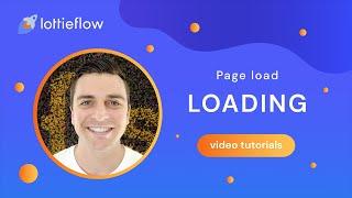 Lottie loading icon - Page load - Webflow Interactions tutorial