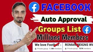 Auto Approval Facebook Groups 2024 | How to Find Facebook Auto Approval Groups