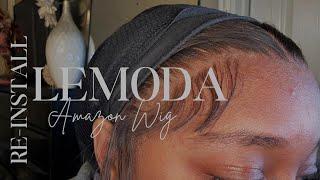 Re-Installing My Old Amazon Lemoda Wig |No Bald Cap Method!