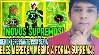 REACT ALIENS DE BEN 10 QUE MERECIAM UMA FORMA SUPREMA!!! | Daniel Leite