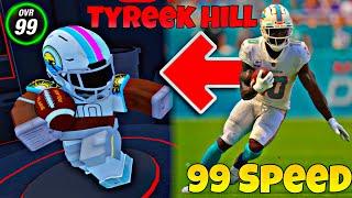 I Became Tyreek Hill In Ultimate Football... ( FASTEST PLAYER! )