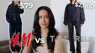 TRYING H&M LUXURY DUPES | H&M try on haul