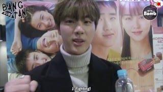 [ENG] 160304 [BANGTAN BOMB] Movie 'Pure Love' VIP preview with Jin