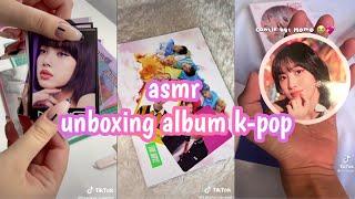 asmr unboxing album k-pop | tiktok compilation