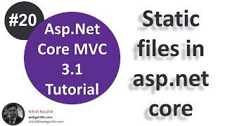 (#20) Static files (Img, css & js) in asp.net core | Asp.Net Core tutorial