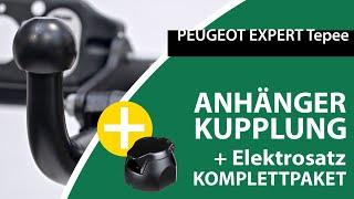 Anhängerkupplung abnehmbar PEUGEOT EXPERT Tepee  | Brink Komplettsatz + Montage von Rameder