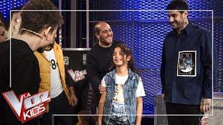 Melendi and Arkano steal a talent from David Bisbal | Battles | The Voice Kids Antena 3 2019