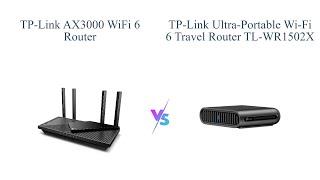 TP-Link AX3000 Archer AX55 vs. TP-Link TL-WR1502X | WiFi 6 Router Comparison 