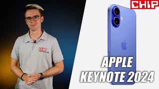 Apple Keynote 2024: iPhone 16, 16 Pro und Apple Watch Series 10 vorgestellt | CHIP