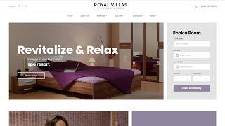 Spa Resort & Hotel Responsive Multipage Website Template by RockThemes - 63579