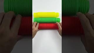 OMG! Big Pop Tubes  #asmr #satisfying #diy #poptubesound #poptubes #creative