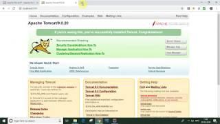 How to Install & configure Apache Tomcat server in Windows 10?