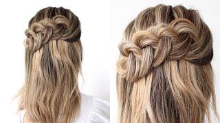 Knotted Waterfall Braid Step by Step | Hair tutorial by Another Braid