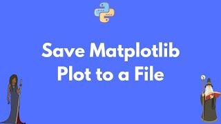 Save Matplotlib plot to an image file