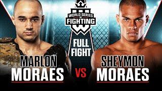 Full Fight | Marlon Moraes vs Sheymon Moraes (Bantamweight Title Bout) | WSOF 22, 2015