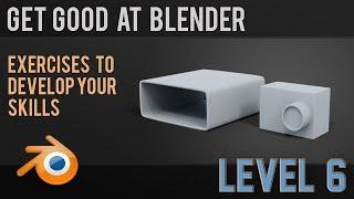 Improve your Blender skills | beginner exercises | Level 6 | Blender 2.8