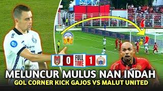 Menakjubkan‼️ Gol corner-kick Maciej Gajos Saat Persija Taklukkan Malut United | Pekan 17