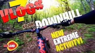 VLOG#7  EXTREME DOWNHILL ACTION NEAR TBILISI  , KOJORI  - ექსტრემალური ველო დაშვება უძოდან  კოჯორი