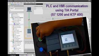 PLC and HMI interfacing with Ethernet using SIEMENS TIA Portal
