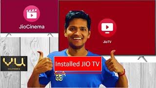 Install Jio TV app - VU Premium Android 4K tv 2020 | JIO TV | Jio Cinema & Jio Tv app in Android Tv