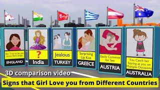 Signs that Girl Love you from Different Countries || Insane data