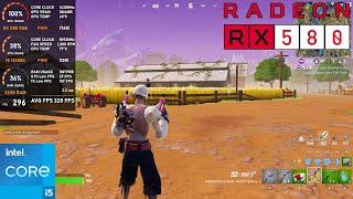 RX 580 8GB : Fortnite Battle Royale Performance Mode (tested in 2024)