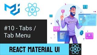 Tabs and tab component in React Material UI