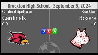 Brockton High School Girls Soccer vs Cardinal Spellman 9-5-24