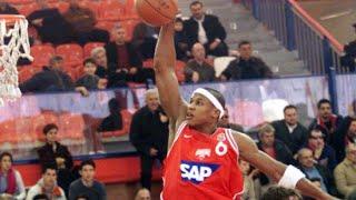 Maurice Evans 3 dunks vs AEK and Panathinaikos