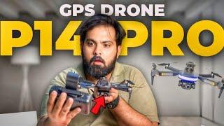 P14 Pro Gps Best Dual Camera Foldable Drone With Wi-Fi App Control & Brushless Motor