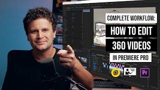 How to edit 360 video | Complete Premiere Pro workflow: How to import, edit and render | Gaba VR