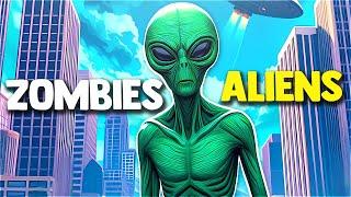 WILL HUMANITY SURVIVE THE ALIEN INVASION AND THE ZOMBIE APOCALYPSE?