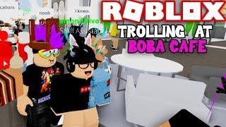 Getting Kicked For Trolling?! | Roblox Boba Cafe Funny Moments