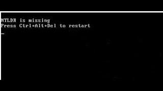 NTLDR Is Missing On Windows 7