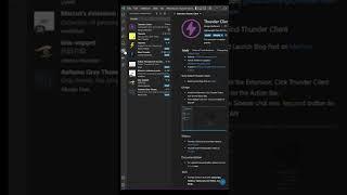 Postman Alternative - VS Code and Thunder Client #shorts