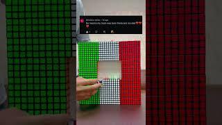 Let’s make Mexico  Flag | Comment the next FLAG | Mr Cuber #shorts #short #viral #mexico