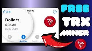 Free Tron Mining Site 2025 | How to Mine TRX Crypto | 100% Cloud Miner