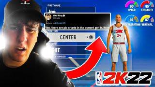 Current Gen 2K22 is MAKING A MISTAKE with the MyPlayer Builder!