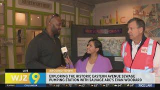 Exploring the Eastern Avenue Pumping Station with historian Evan Woodard