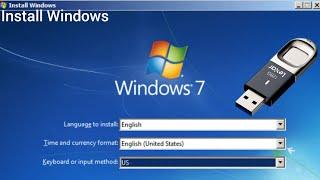 how to install windows 7 on Dell laptop and desktop