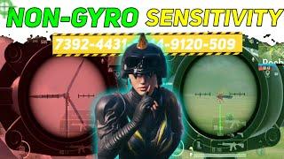 Best Sensitivity for Non-Gyro PUBG BGMI 3.4 Update ‍ Headshot Sensitivity